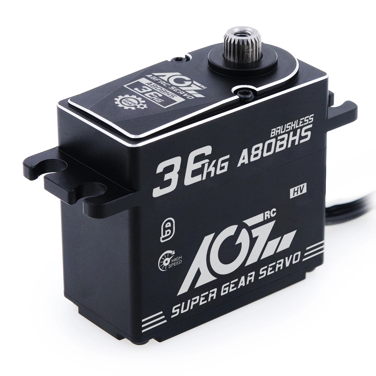 AGFRC A80CHS A80BHS 7.4V 32KG 36KG Metal Gears Coreless Brushless Motor 25T Digital STD Steering Servo For 1/10 RC Truck Car par