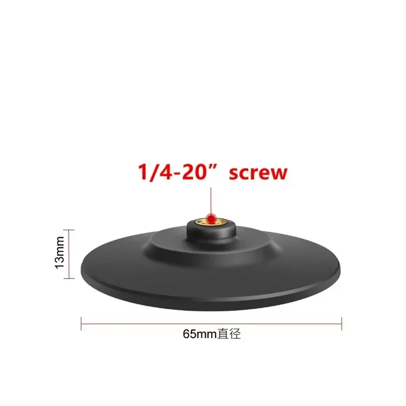 Резиновая клейкая лента для приборной панели автомобиля с круглой пластиной и внутренним винтовым адаптером 1/4 дюйма для смартфонов с камерой Ram Gopro GPS