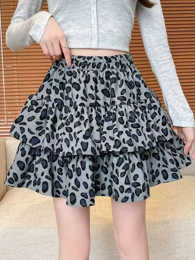 

Summer Women Shorts Sport Beach Short Fashion Ruffles Leopard Bow Trouser Sexy Looose Casual Shorts Mini Skirt Skirts