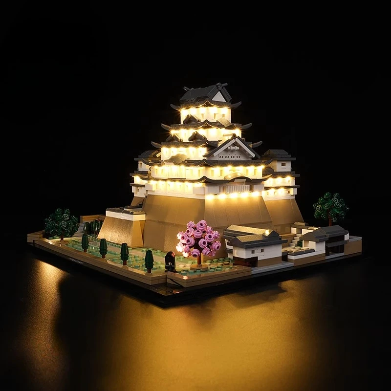 Juego de iluminación LED sin modelo adecuado para LEGO Himeji Castle Architecture 21060 (excluyendo bloques de construcción)