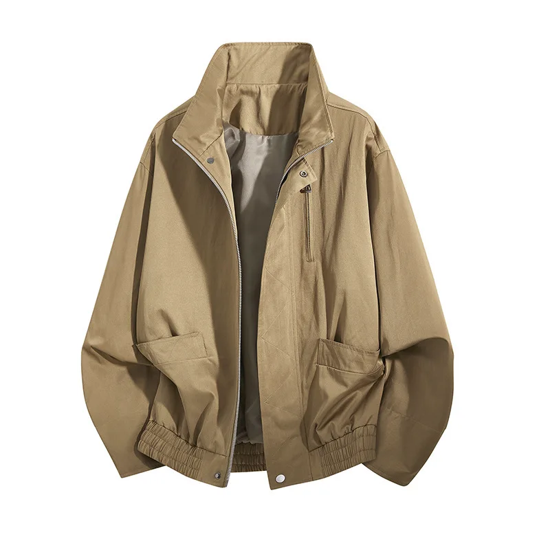 American Retro Workwear Jacket Loose Casual High-End Trendy Spring Autumn New Styles Top for Men