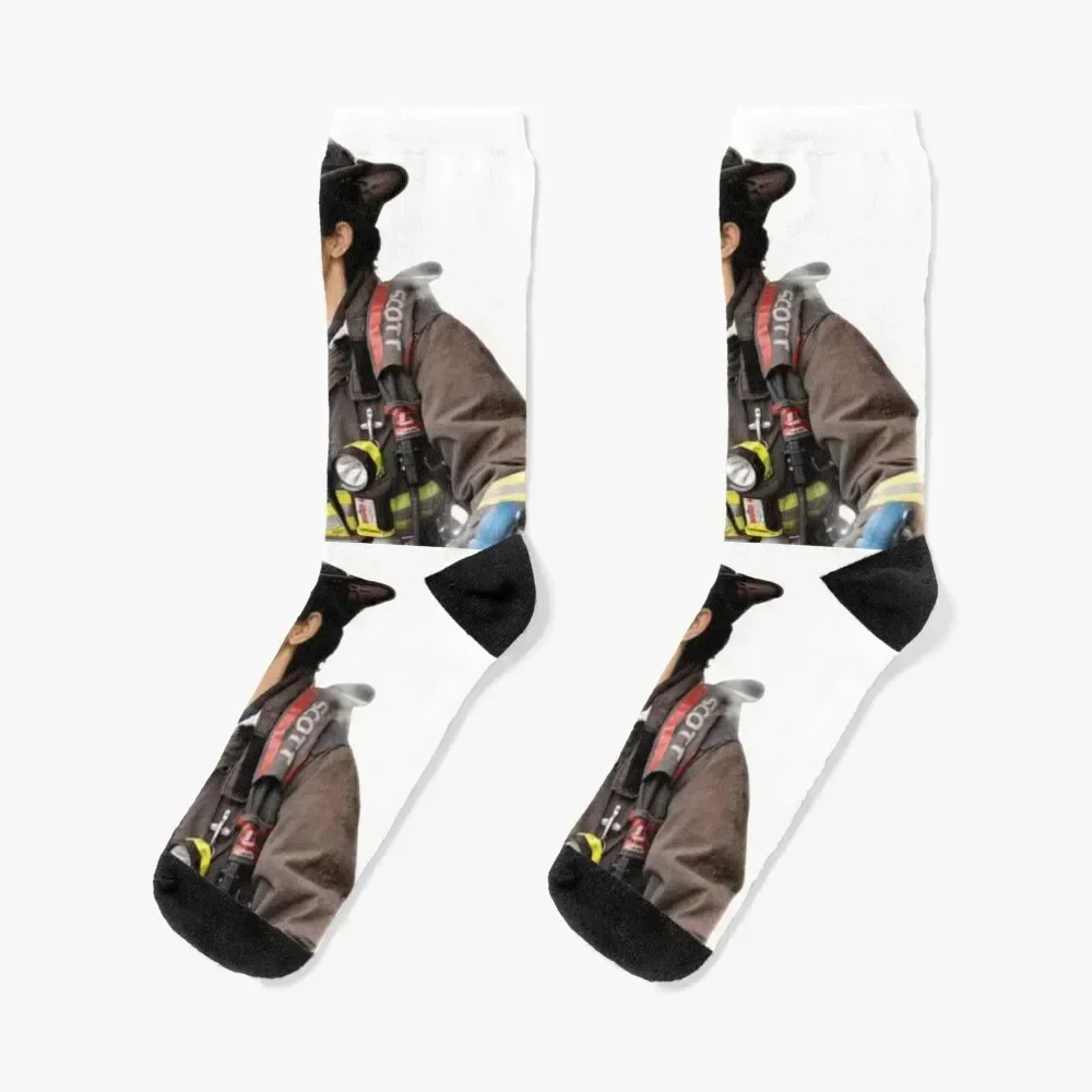 

Stella Kidd - Miranda Rae Mayo - Chicago Fire Socks happy winter thermal football Socks Female Men's