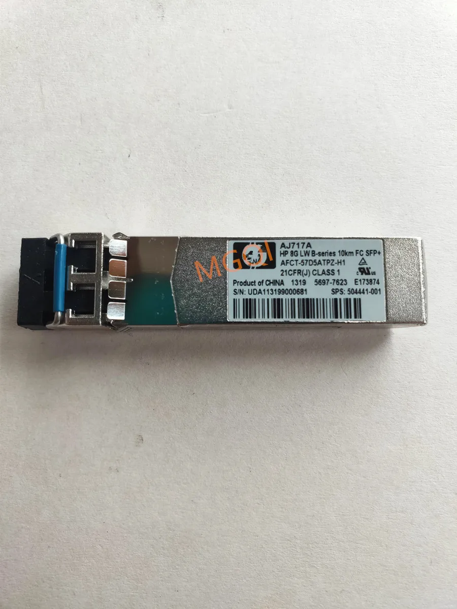 

H-P/AJ717A 8G LW 10km SFP+/AFCT-57D5ATPZ-H1/5697-7623/E173874/504441-001/8G 10KM Single mode optical transceiver