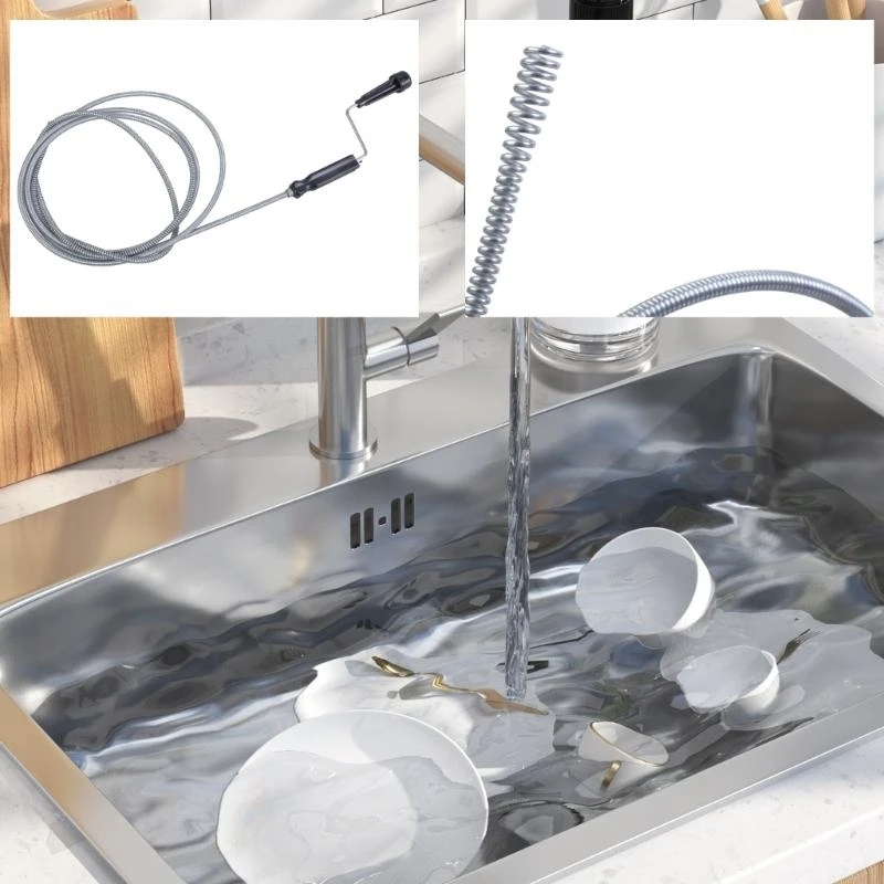 5Piece/set Kitchen Flexible Pipe Cleaners Drain Cleaning for Clogs in Pipes high quality