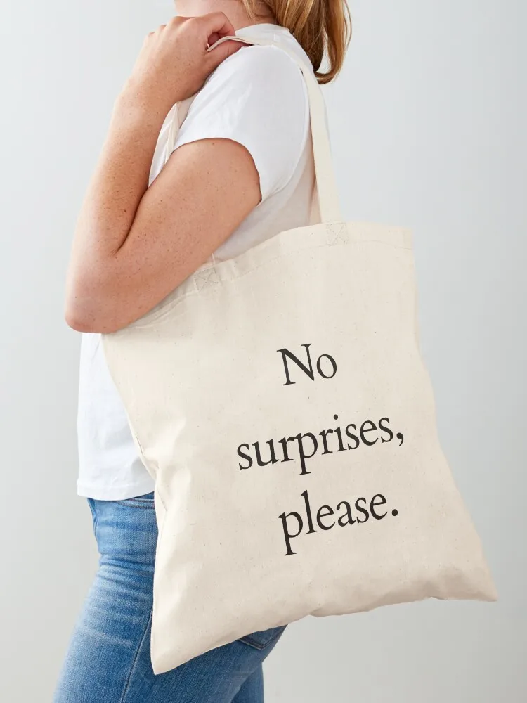 

No surprises Radiohead Tote Bag female bag Women's tote bag reusable shopping bags Eco