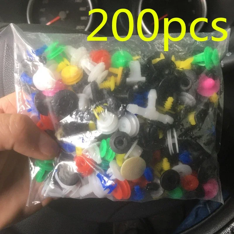 50PCs 100PCs 200PCs universal mixed car fastener bumper door panel fender liner clips retainer