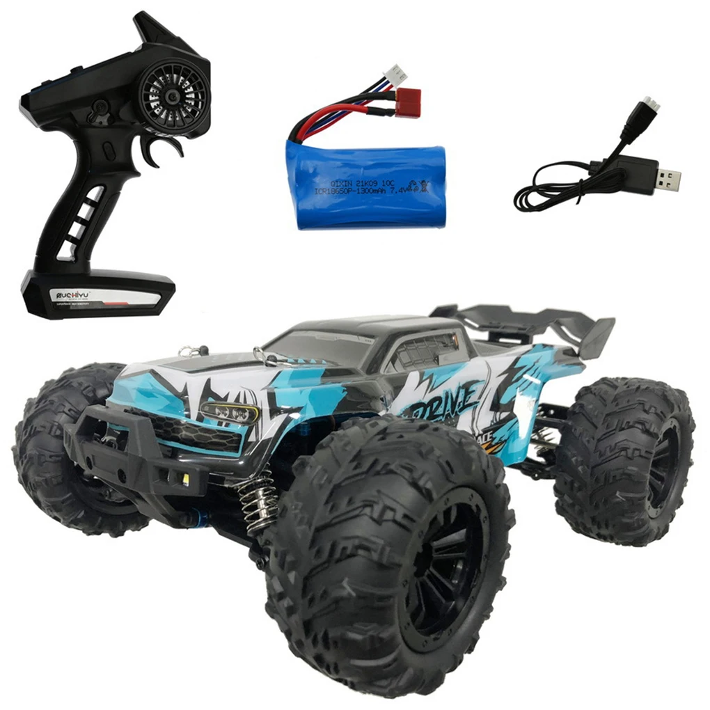 Plastic New RC Car 116 70KM/H Or 50KM/H 4WD RC Car LED Remote Control Cars High Speed Drift Monster