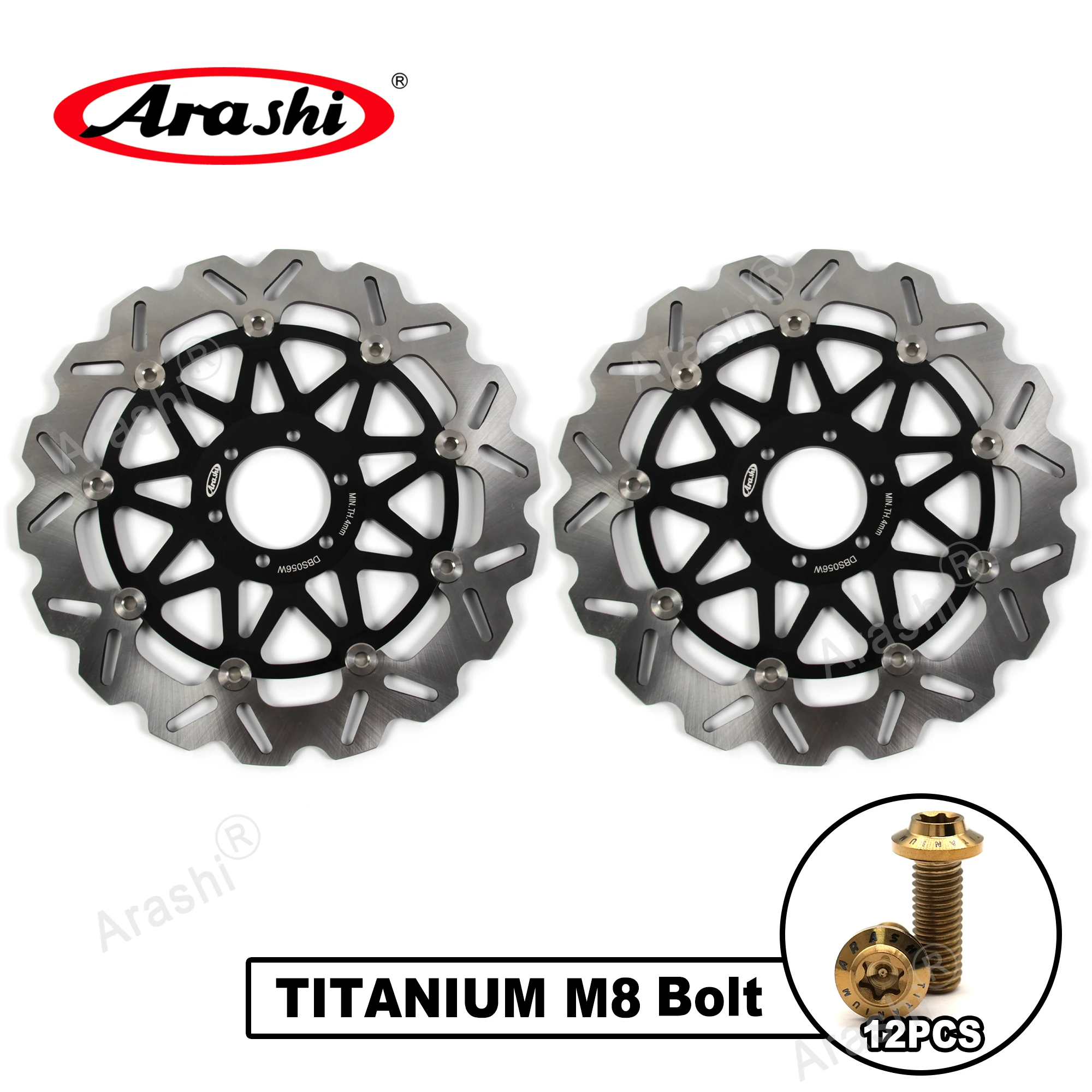 Arashi 1 Paar CNC Volle Schwimm Bremsscheibe Rotoren Für MOTO GUZZI V85 TT/REISE 850 2019 2020 2021 V85TT Zubehör