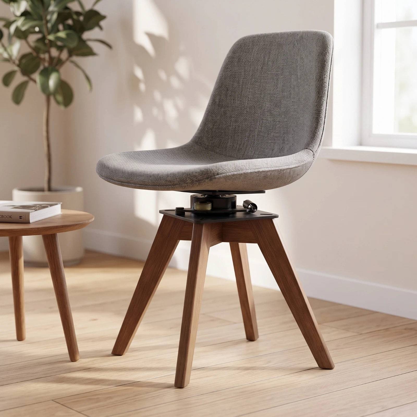 Swivel Chair Base with Mounting Plate Heavy Duty Swivel Chair Base with Mount Plate 360 Degree Rotation Universal for DIYers