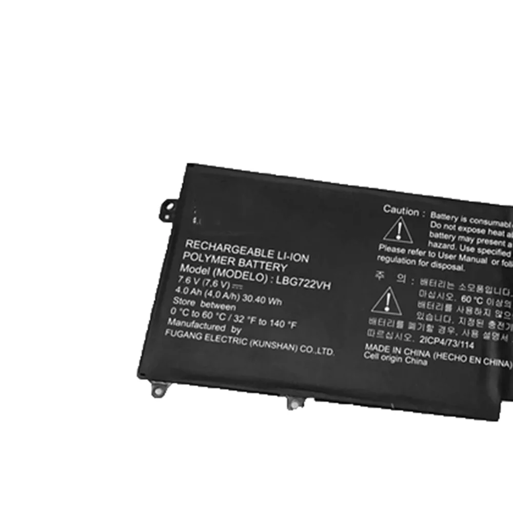 7.6V 30.40WH 4000MAH LBG722VH ORIGINAL Laptop Battery For LG 13Z940 14Z950 EAC62198201 13ZD940 14ZD960-GX5GK EAC621982