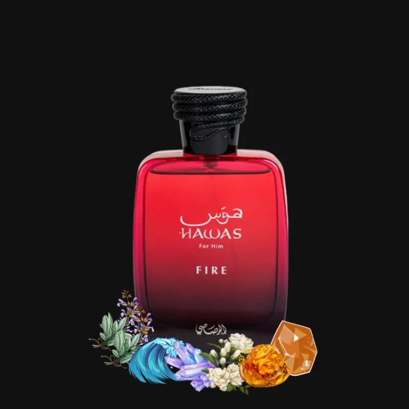 100 مللي RASASI Hawas Fire Eau De Parfum فرمون عطر المرأة العربية فرمون كولونيا رجل يجذب الجنس الآخر