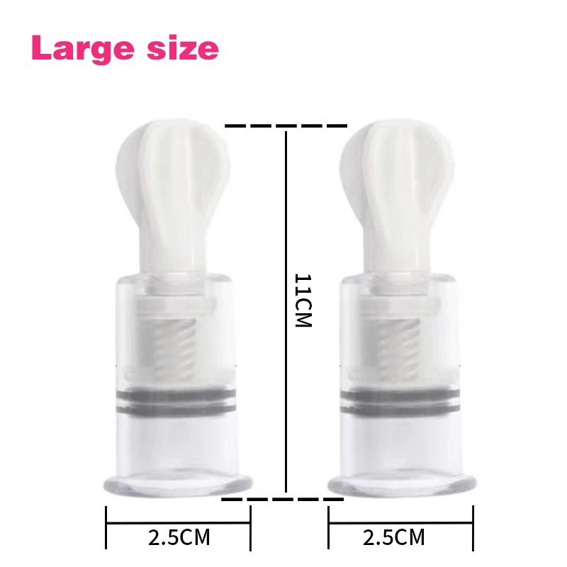 Men Nipple Suction Corrector Silicone Vacuum Nipple Pump Nipple Shaper Device BDSM Intimate Accessory