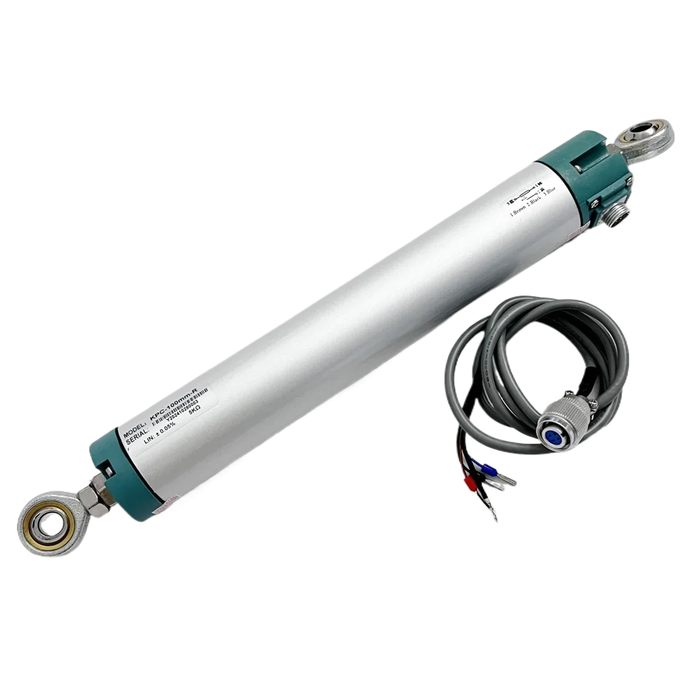 KPC35 Luftfahrtstecker 50 mm 100 mm 130 mm 150 mm 175 mm Linearer Positionsfahrsensor mit Augenstab Serie Kreisförmiger Verschiebungssensor