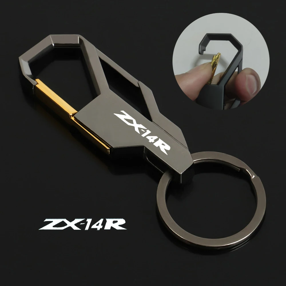 

For KAWASAKI ZX14R ZX-14R ZX 14R 14 R 2006-2023 2022 Motorcycle Keychain Accessories Waist Hanging Keyring Key Chain Custom LOGO