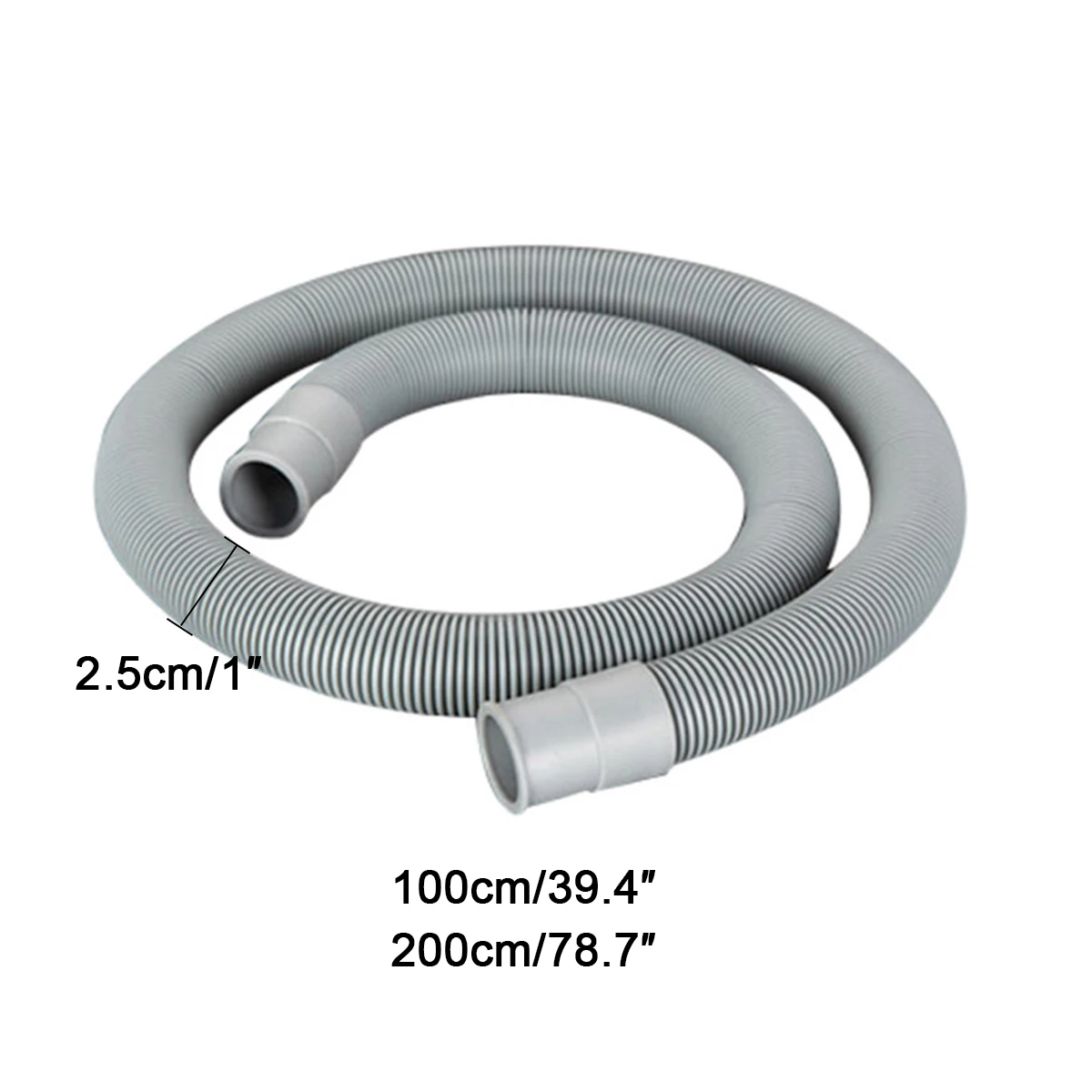 1/2 Meter Automatic Drum Washing Machine Drain Pipe Drain Hose Fittings