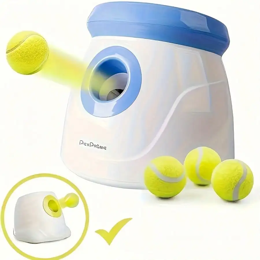 

4pcs Training Interactive Dog Tennis Balls High Stretch Rubber For Small & Medium Breeds Equipment Not Included