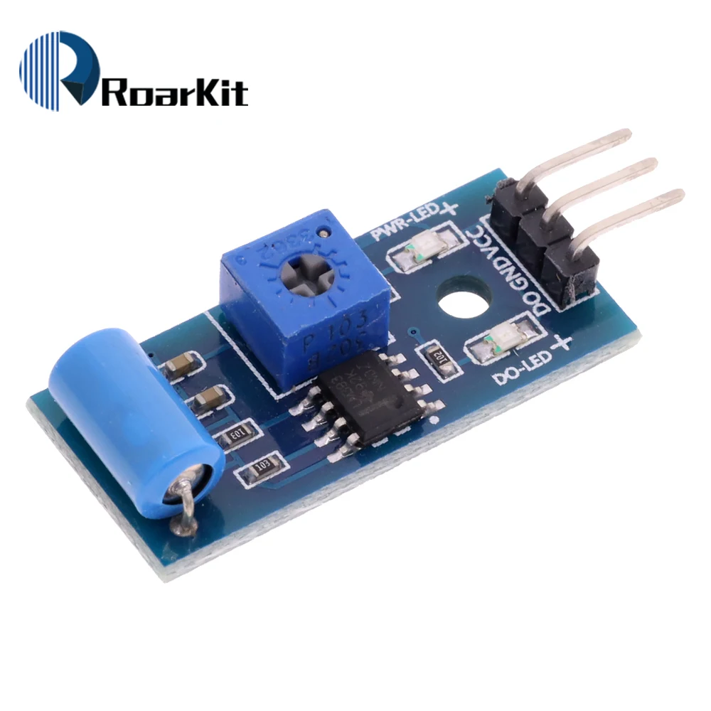 Normally Closed Type Vibration Sensor Module Alarm Sensor Module Vibration Switch SW-420 for Arduino