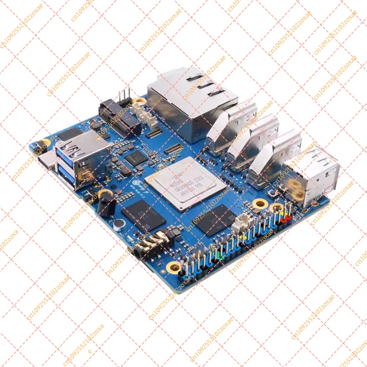 LF 32GB RAM Single Board Computer RK3588 Dev Board PCIe M.2 NVMe SSD WiFi BT 5.0 Gigabit Ethernet AI Linux Mini PC view 3
