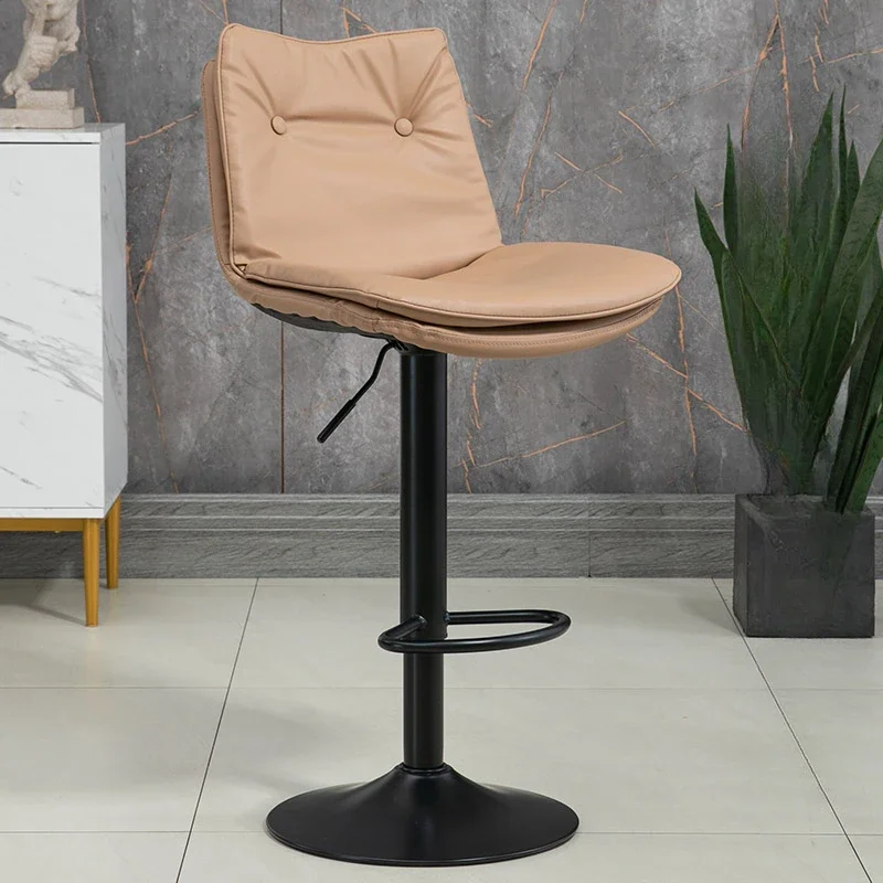 Breakfast Chairs Vintage Chair Professional Makeup Nordic Bar Stools Stool High Kitchen Mid Century Floor Banks Home Furniture