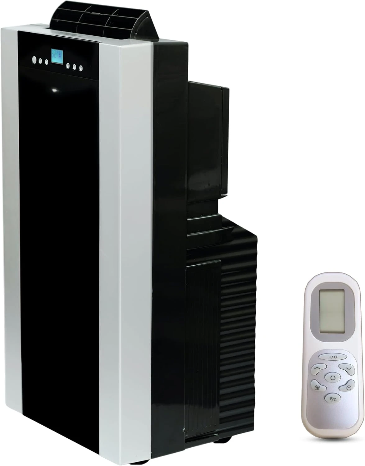 

Portable Air Conditioner 14,000 BTU with Dual Hose Dehumidifier & Cooling Fan for 500 Sq Ft Rooms, Includes AC Unit Wind