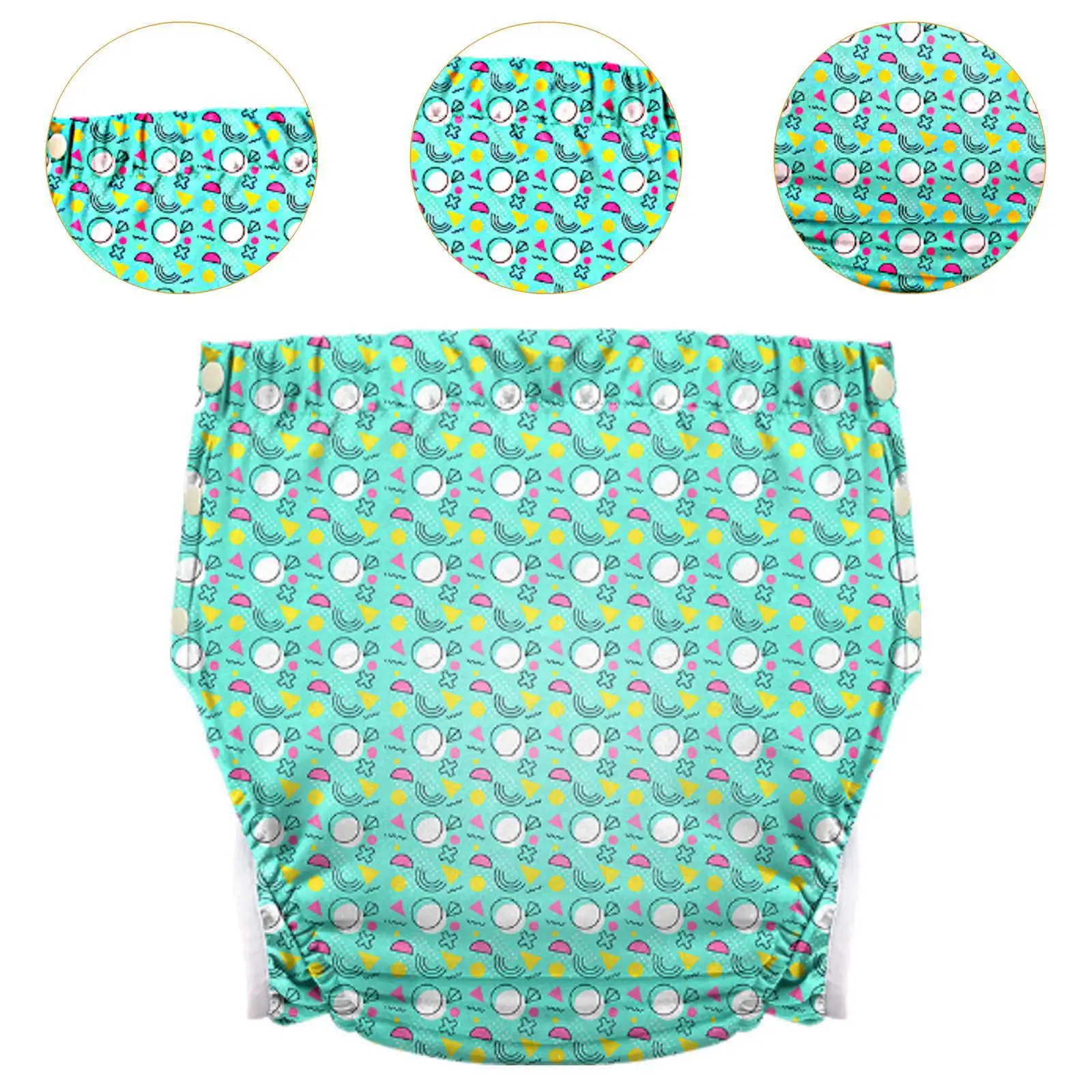 大人用おむつラップカバー、漏れ防止ブリーフ、失禁パンツ、男性女性用洗えるおむつカバー、老人用