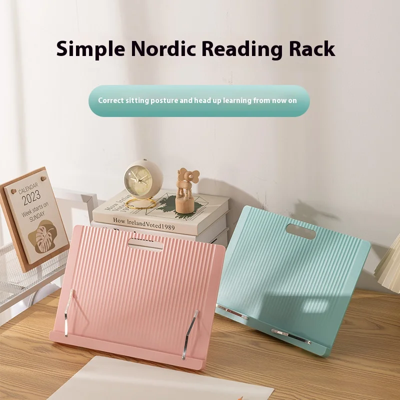 

Reading Bookshelf Students Desk Reading Study Adjustable Tablet Reading Stand Book Holder Cute Desk Accessories