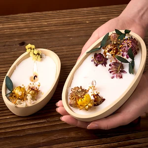 Beton Oval Lilin Cetakan Silikon Bentuk Kapal Pot Bunga Kerajinan Cetakan Plester DIY Resin Nampan Lilin Membuat Cetakan Dekorasi Rumah 12 cetakan toples penjualan terbaik - №