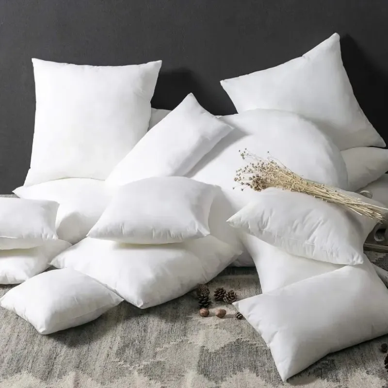 30x50cm 45x45cm 50x50cm White Throw Pillow Insert Rectangle Bed Couch Sofa Pillow Insert Decorative Cushion Inner Shams Stuffer