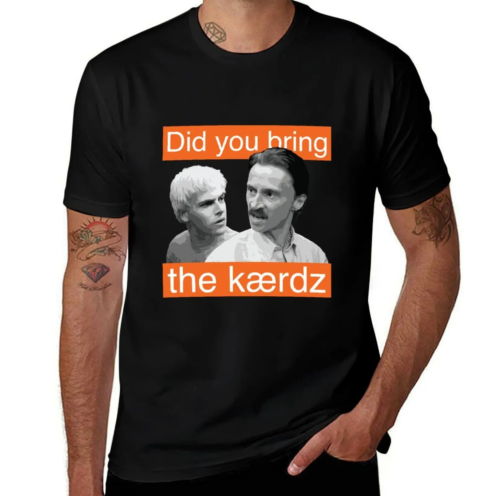 

Did you bring the cards T-Shirt topping graphics street wear Men's clothing