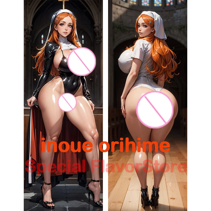 Dakimakura anime inoue orihime Double-sided Print Life-size body pillows cover Adult pillowcase