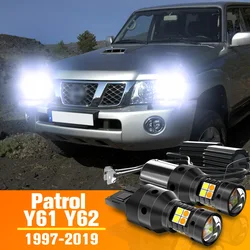 2X Dual Mode LED Turn Signal+Daytime Running Light DRL Accessories For Nissan Patrol Y61 Y62 1997-2019 2009 2010 2011 2012 2013