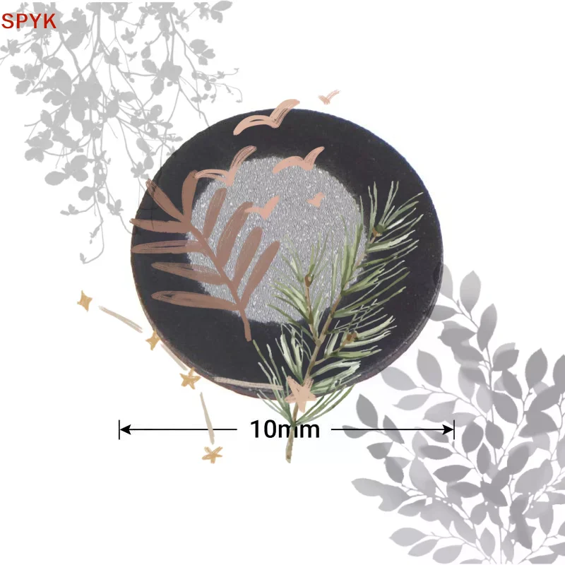 100Pcs 3D Scanner Markers 3D: Magnetic Tracking Dot Scanning Diffuse Reflective Positioning Targets Inner 6.0 Outer 10