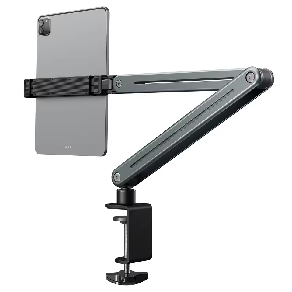 Foldable Flexible Tablet Holder 360° Rotation Bed/Desk Arm Mount for IPad/iPhoneX/iPad Pro/N-Switch for 4.5-12.9 Inche Devices