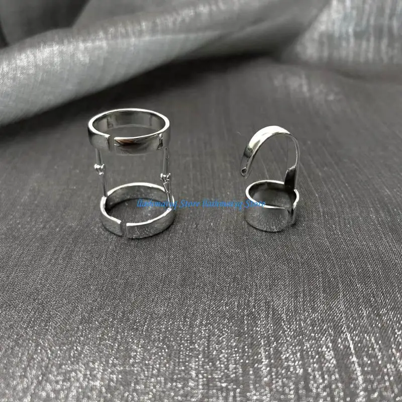 573B Creative-Joint Armor-Knuckle-Metal Ring for Men Women Jewelry Gift Birthday