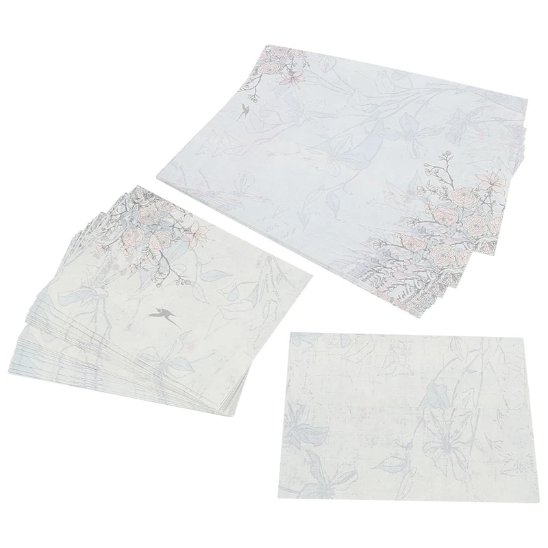 40 Sheet Vintage Stationery Sets With Envelopes For Writing Letters
