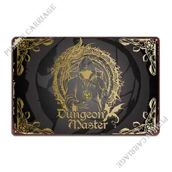 Dungeon Master Screen Metal Plaque Bar Design Classic Club Plaques Tin Sign Poster