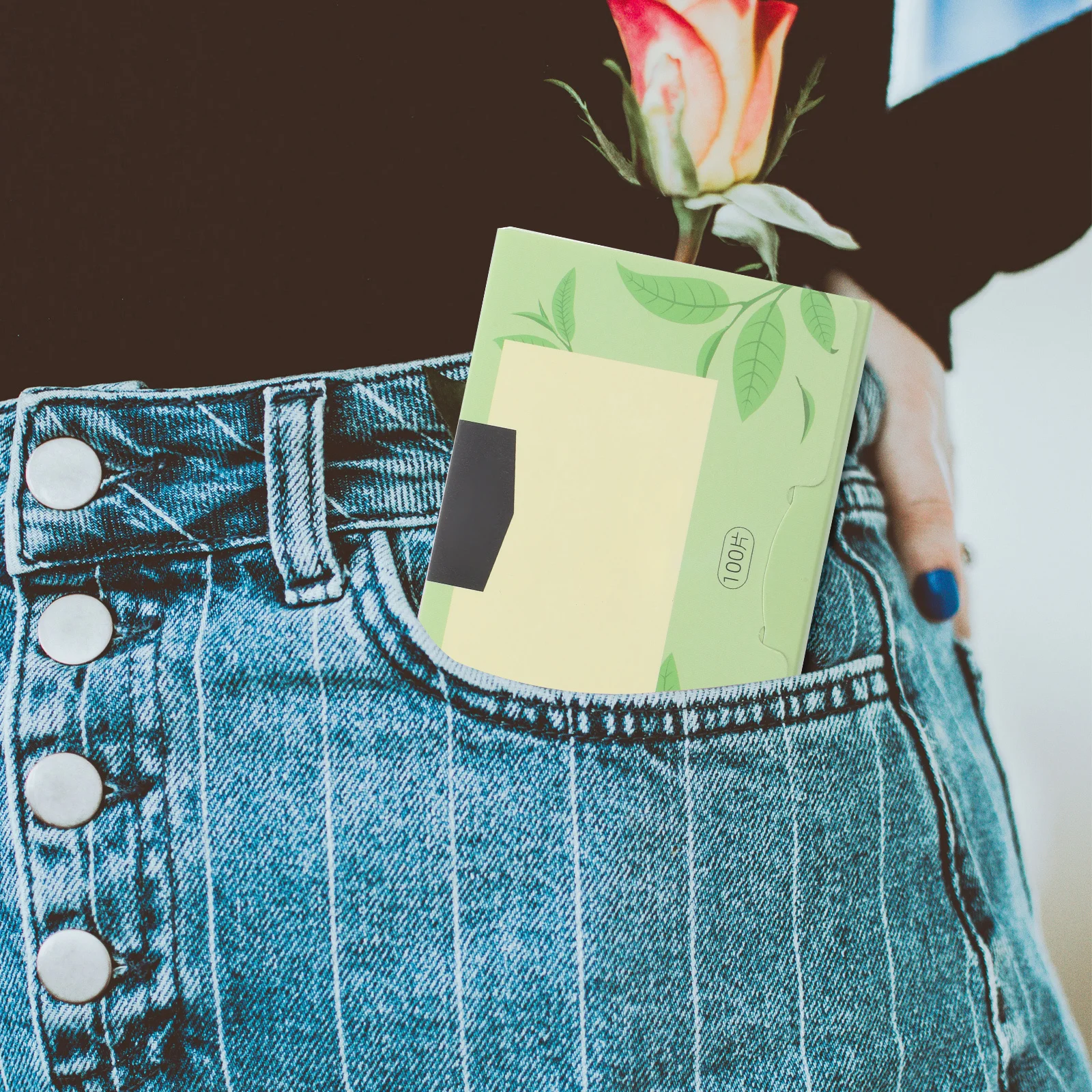 500 ورقة من أوراق نشاف زيت الوجه، ورق القنب اللطيف، ورق نشاف المكياج المحمول لفيلم التحكم في زيت البشرة الدهنية #3