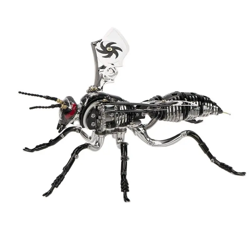 

Large Wasp 3D Puzzle Metal Assembly Model Mechanical lnsect Animal AssToy for Boy Kids Gift Home Decoration