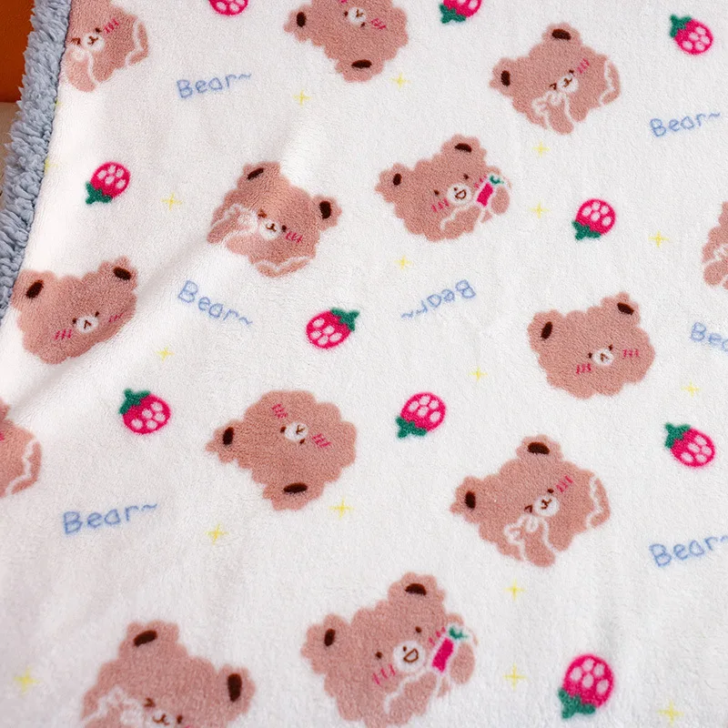 الكلب بطانية طبقة مزدوجة سميكة لحاف وسادة أفخم بطانية للحيوانات الأليفة أريكة سرير الكلب الحصير منتجات الحيوانات الأليفة المنزل السجاد ممسحة #4