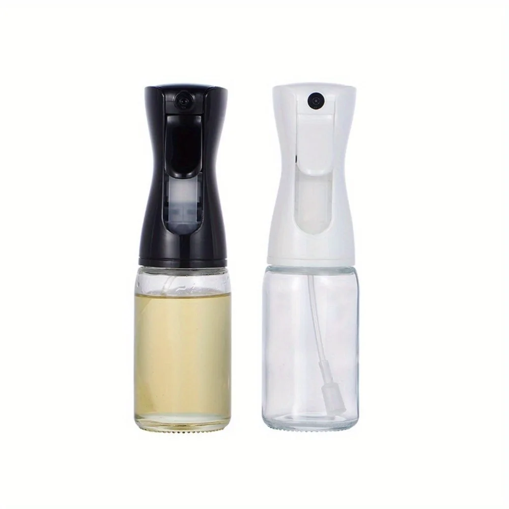 300ml olive oil spray bottle - plastic sprayer for grilling, roasting, baking - even oil distribution, easy to clean