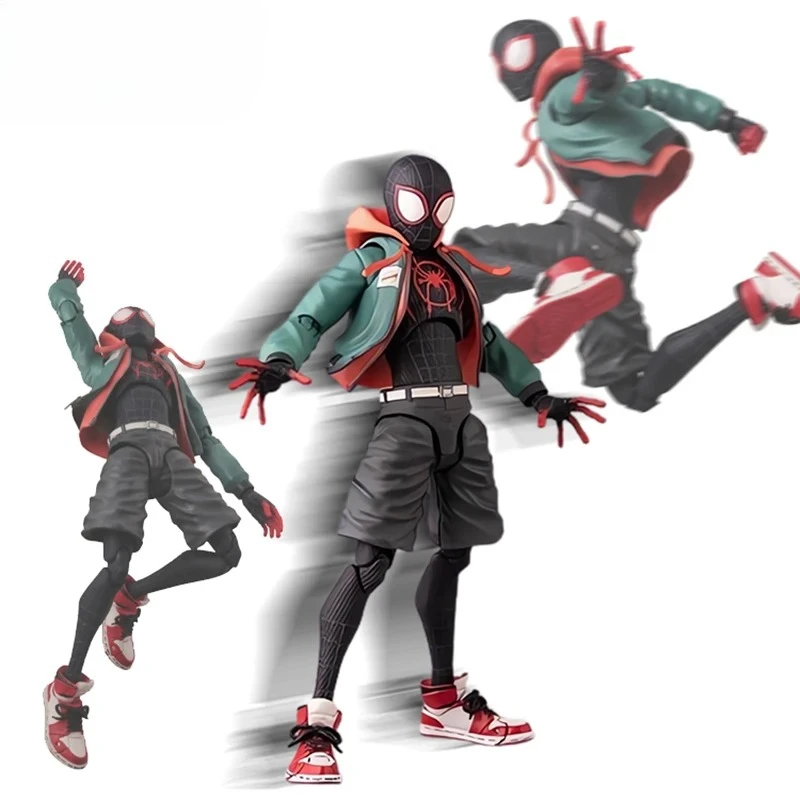 

13 см фигурка Человека-паука Майлза Моралеса, коллекция Sentinel Marvel, Человек-паук в стихах-паука, фигурки, модель игрушки, подарок