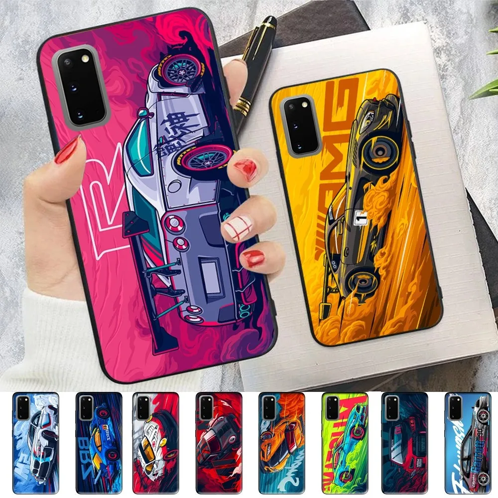 Jdm tokyo drift sportwagen männliche männer telefon hülle für samsung s 9 10 20 21 22 23 30 23plus lite ultra fe s10lite fundas