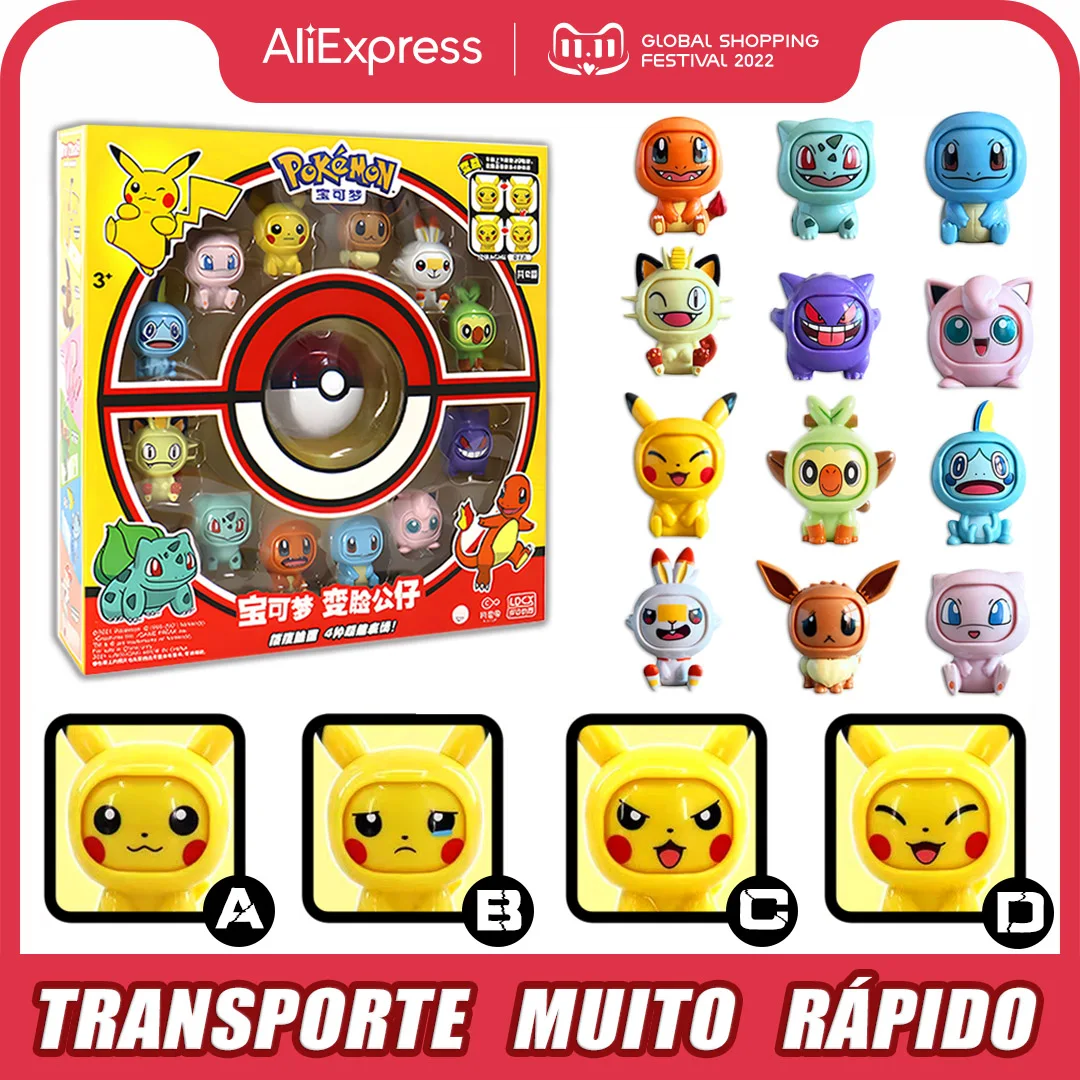 フィギュアモデルピカチュウ目に変わるおもちゃ本物のポケモンフィギュア