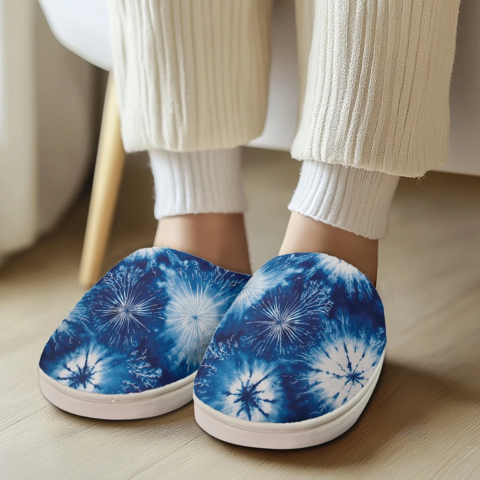 PENSTROLL Baseball Bat Print Slippers For Nurses After Shift Flat Shoes for House Non Slip Slippers For Elderly Women