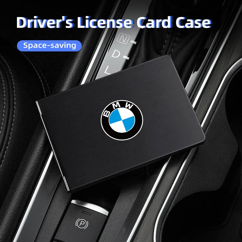 Aluminium Driver Licence Card Case Storage ID Card For BMW X1 X3 X5 X4 X6 G20 G30 E46 E90 E60 F10 F30 F20 F40 E39 E36 E87 E70 E9