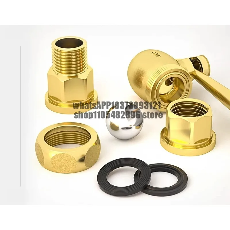 Double live connection all copper ball valve 4/6 minutes 1 inch DN15 inner and outer wire 20