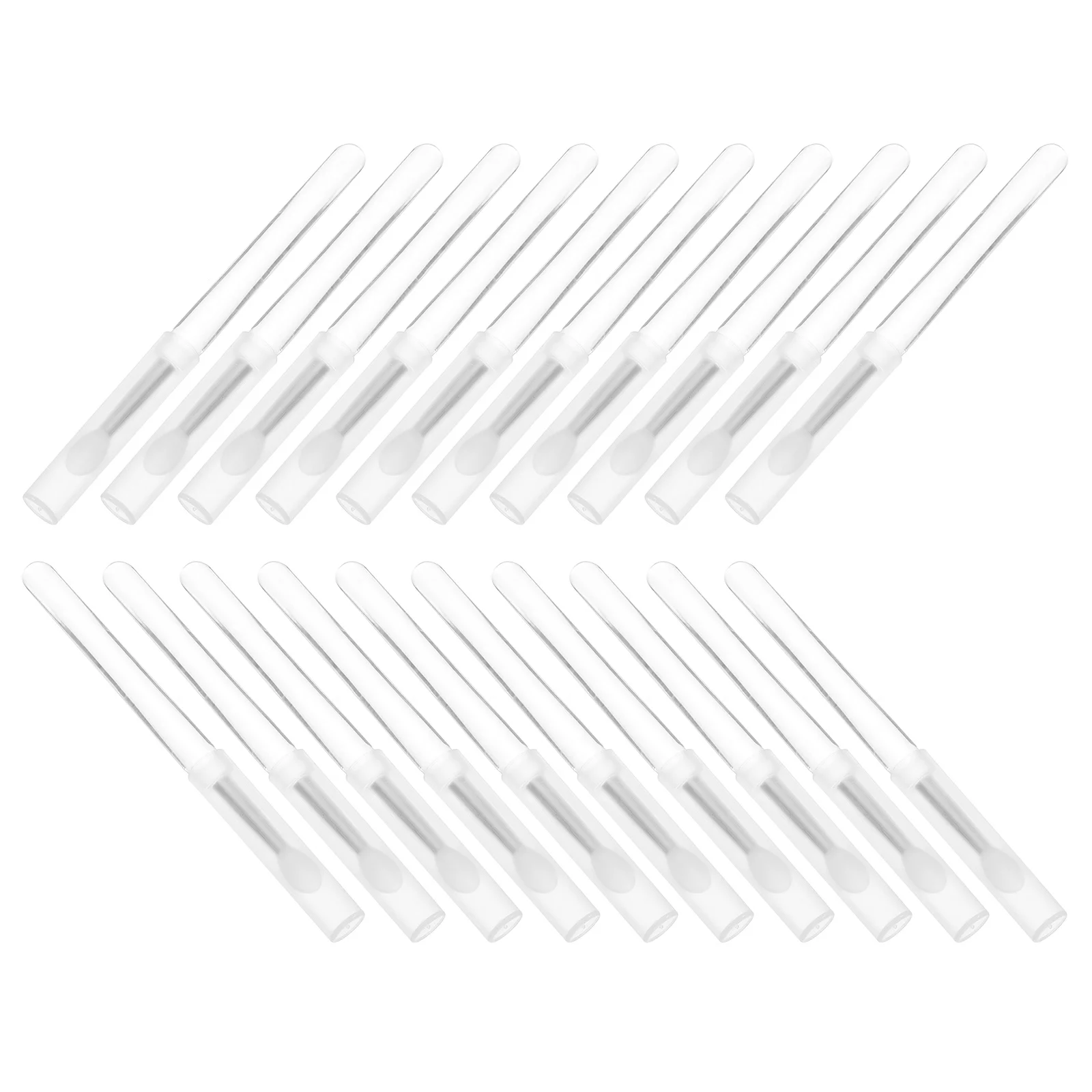 20 stuks transparant siliconen nail art tool voor nauwkeurige poedertoepassing doe-het-zelvers en professionals nail art design tools