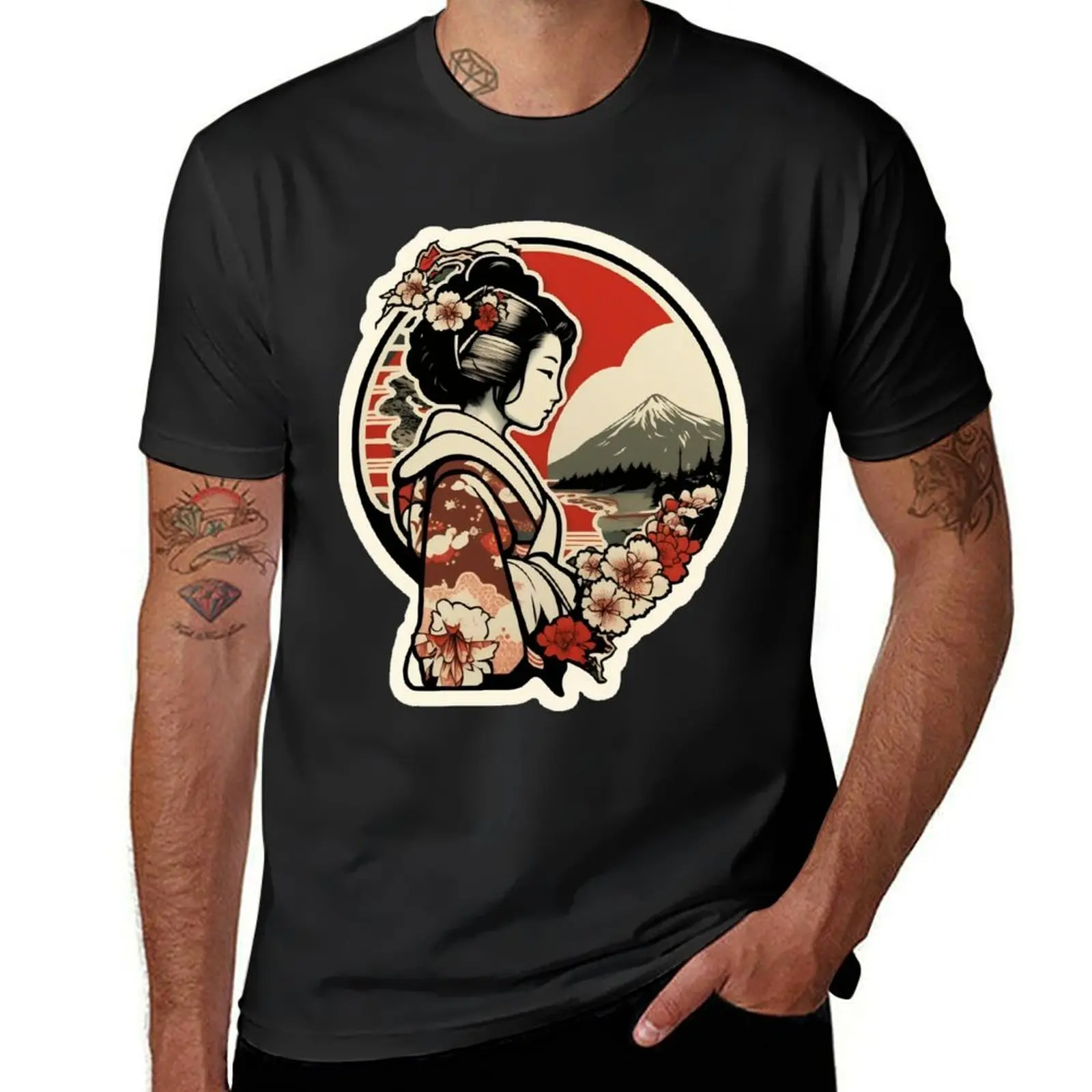 

Elegance of Japan T-Shirt Funny t-shirts custom t-shirts anime stuff heavy weight t shirts for men