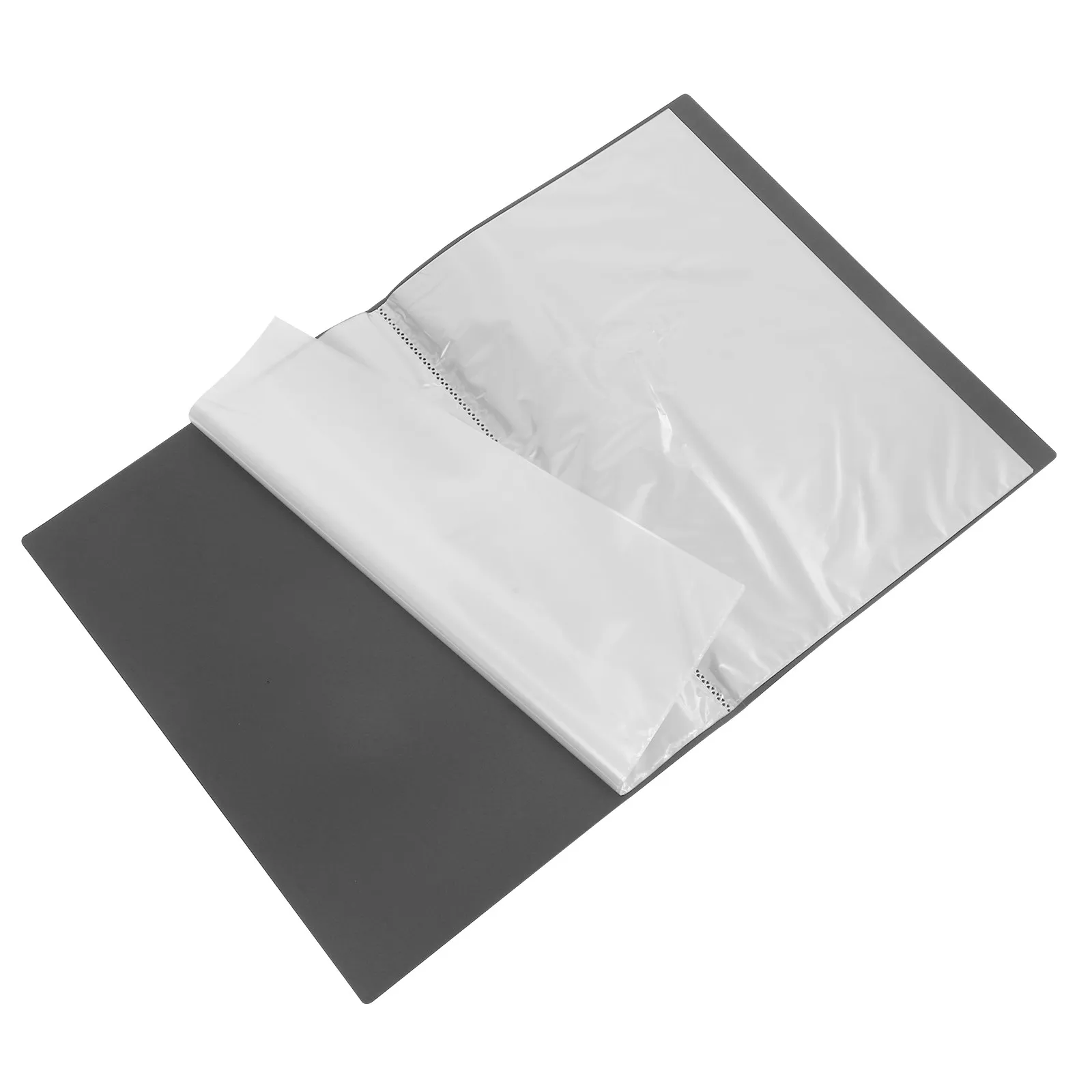 

Plastic File Folder Document Storage Organizer Lightweight Office School Conference Use File Organizer Transparent Display