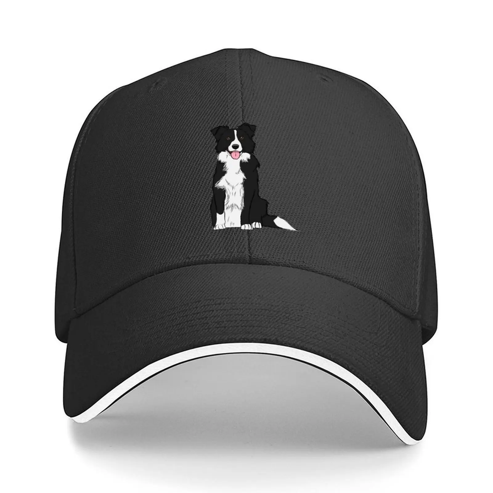 

Border Collie Baseball Cap New Hat Hat Beach Unique hats Golf Cap Caps Male Women's